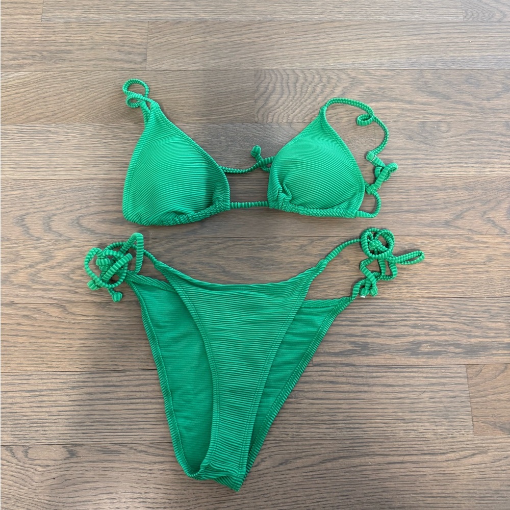 Vibrant Green Bikini Set